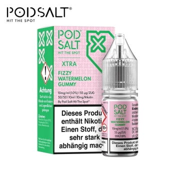 Pod Salt Xtra Nikotinsalz - Fizzy Watermelon Gummy - Liquid 10ml